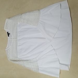 Lane Bryant white blouse 18/20